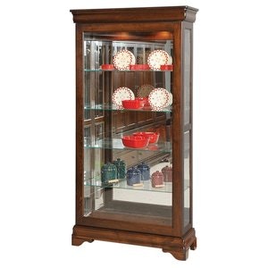 Hammond Sliding Door Curio Cabinet from DutchCrafters Amish Furniture
