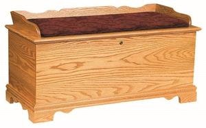 Bellevue Fancy Front Cedar Chest from DutchCrafters Amish