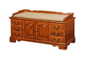もうすぐ梅雨セール◇Bassett Furniture　アメリカ製　ハイチェスト Bellevue Fancy Front Cedar Chest from DutchCrafters Amish