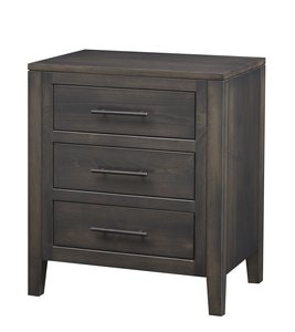 Pike Mission Solid Wood 1-Drawer Night Stand with Open Shelf with