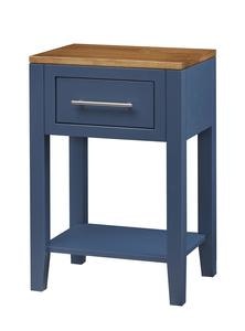 Pike Mission Solid Wood 1-Drawer Night Stand with Open Shelf with