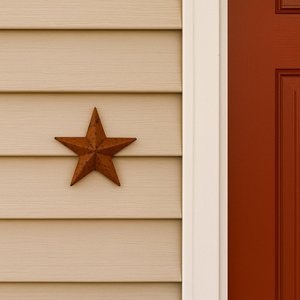 Jumbo Rustic Tin Barn Star - Amish Made in the USA