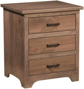 Shaker Style 3-Drawer Solid Wood Night Stand | DutchCrafters