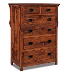 Hardwood Mission Small Chest of Drawers from DutchCrafters Amish
