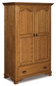 Heritage Wilma Two Drawer Armoire from DutchCrafters Amish Furniture