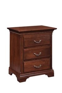 Shaker Style 3-Drawer Solid Wood Night Stand | DutchCrafters