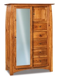 Mission Chifferobe from DutchCrafters Amish Furniture