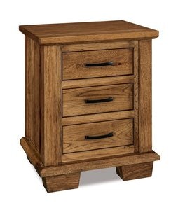 Shaker Style 3-Drawer Solid Wood Night Stand | DutchCrafters Shaker Style 3-Drawer Solid Wood Night Stand | DutchCrafters