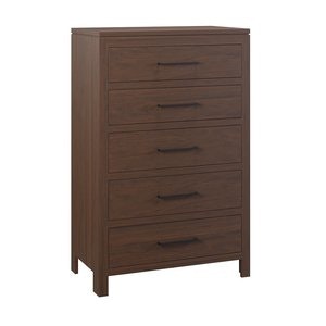 brusali 4 drawer dresser brown Hilton 5-Drawer Chest