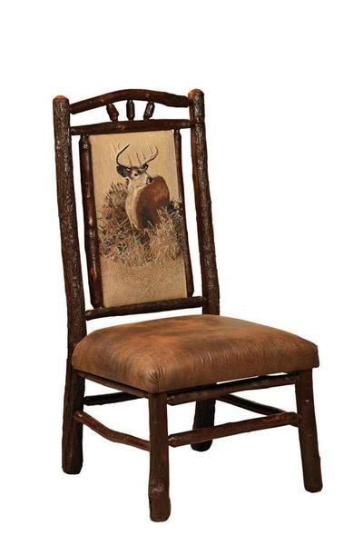 Custom Hoosier Rustic Hickory Dining Chair DutchCrafters