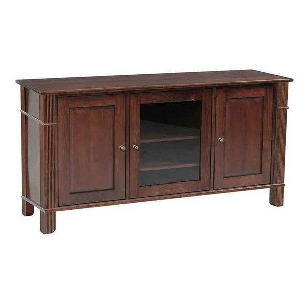 Amish Custom Artisan Reserve TV Stand with Three Doors