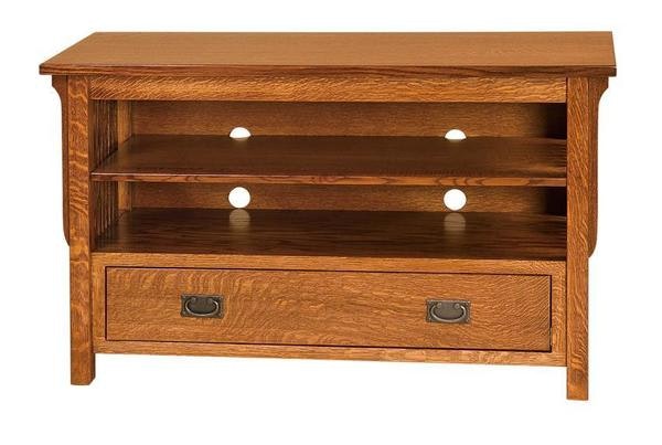 Amish Made 49" Lancaster Mission TV Stand - Made in USA