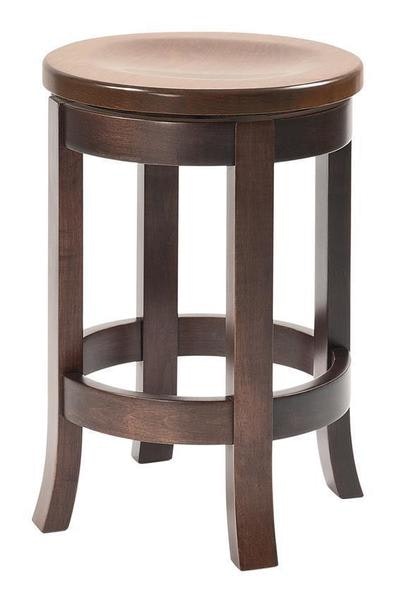 Amish Ellsworth Round Backless Stool