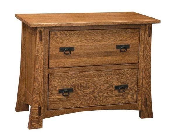 Amish Whiteridge Mission Lateral File Cabinet