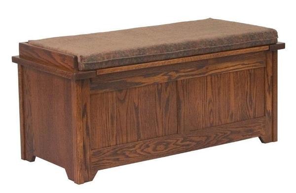 Amish Haworth Hope Chest with Optional Padded Seat