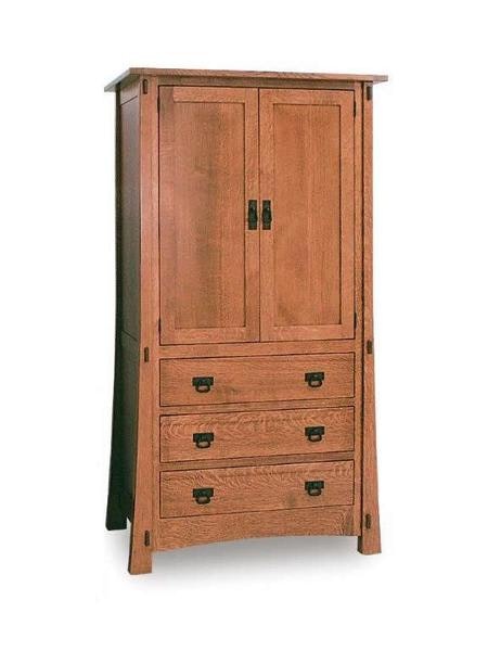 Amish Rockefeller Mission Armoire
