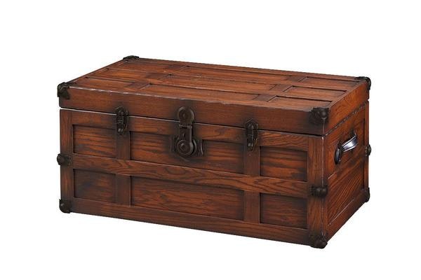 Amish Benderson Solid Oak Wood Trunk