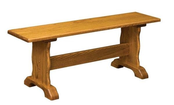 Amish Langley Trestle Bench