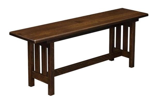 Amish Welch Trestle Bench