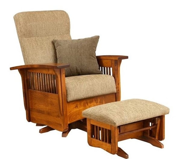 Amish Paradise Mission Swivel Glider