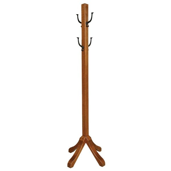 Amish Standing Wood Mission Coat Rack
