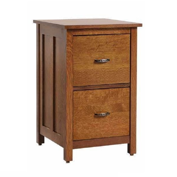 Amish Coventry Mission Two Drawers File Cabinet