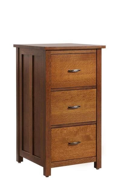 Amish Coventry Mission Three Drawer File Cabinet