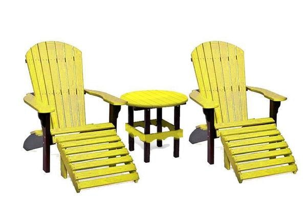 Poly Sports Team Adirondack Lounge Set for DutchCrafters