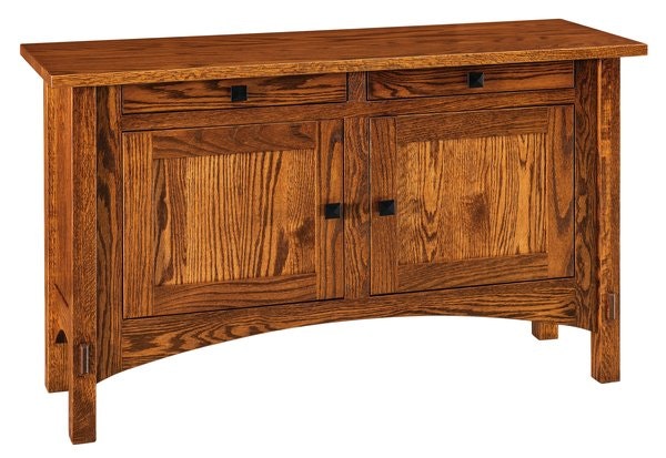 Amish Lucern Mission Cabinet Sofa Table