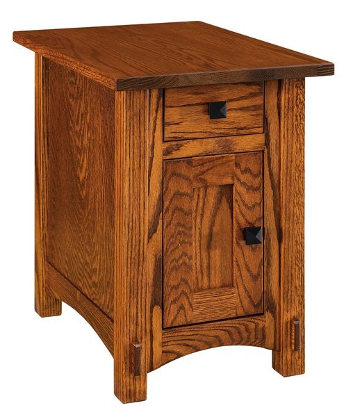 Amish Lucern Mission Small Cabinet End Table