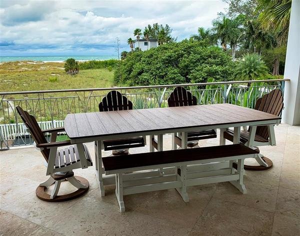 Berlin Gardens 44" x 96" Classic Outdoor Dining Table