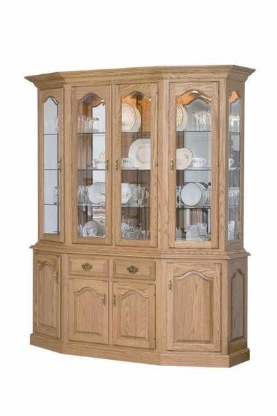 Amish Province Canted Dining Hutch