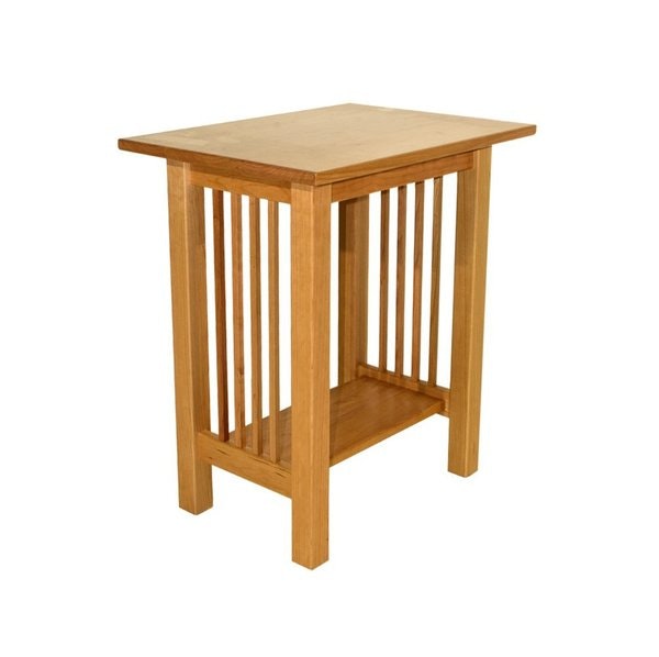American Mission Style Cherry Wood Junior End Table in Natural Finish