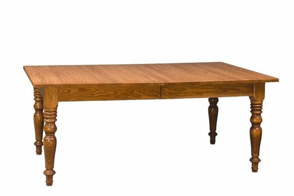 Amish Meredith Custom Leg Dining Table