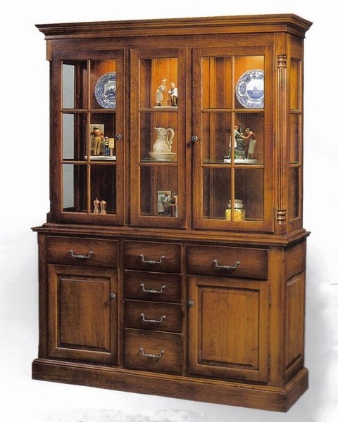 Amish Made Kittrell China Cabinet Hutch