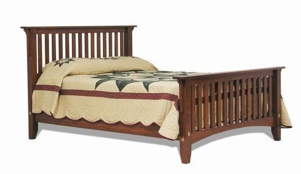 Amish Kenneth Mission Slat Bed