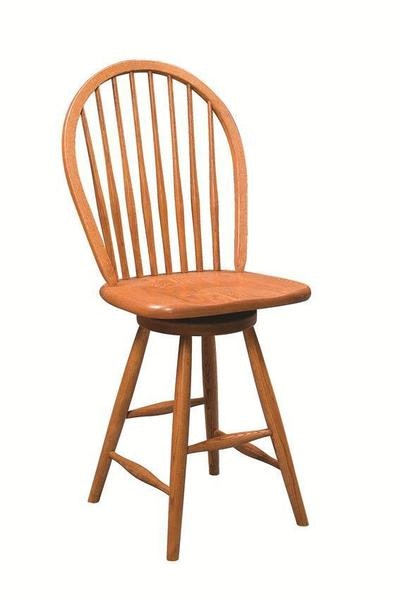 Chassell Windsor Swivel Barstool from DutchCrafters Amish Furniture