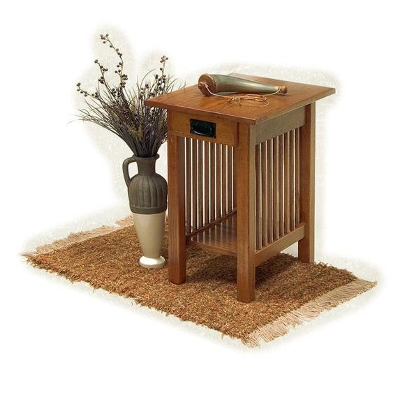 Amish American Mission Side End Table
