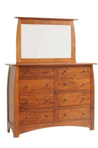 Amish Juliet 48 High Dresser shown in Rustic Cherry Wood with Michaels Cherry Finish