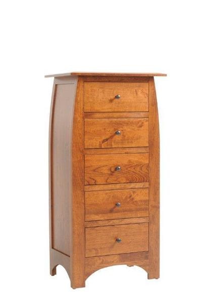 Amish Juliet 28 Lingerie Chest shown in Rustic Cherry with Michaels Cherry Finish