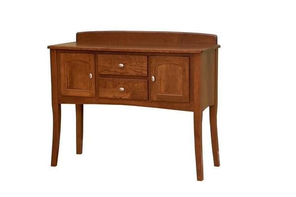 Amish Watford 53 Solid Wood Dining Sideboard shown in Brown Maple with Harvest Stain