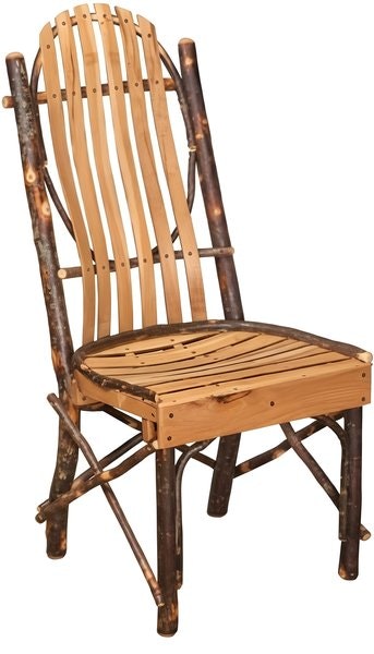 Amish Rustic Hickory Twig Dining Chair