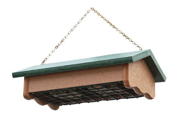 Amish Poly Lumber Upside Down Double Suet Feeder