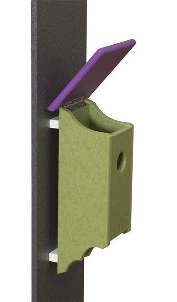 Amish Made Poly Lumber Bluebird House - Post Mount