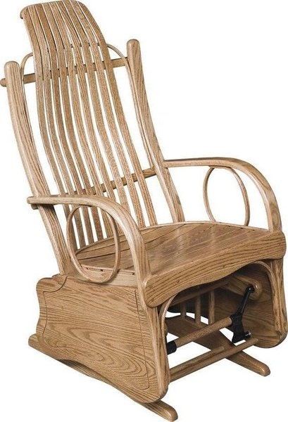 Amish Stuart Round Arm Glider