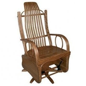 Amish Montura Round Arm Swivel Glider