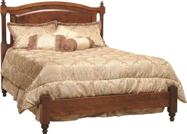 Amish Magpie Bed with Low Footboard