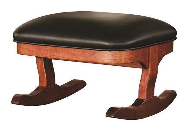 Padded rocking footstool