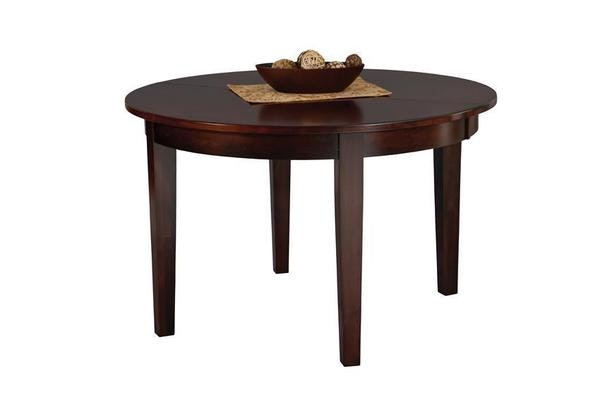 Amish Crosby Solid Wood Leg Dining Table