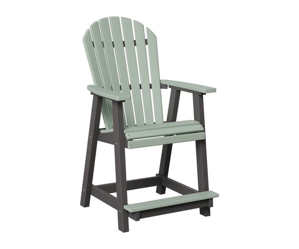 Berlin Gardens Comfo-Back Outdoor Poly Counter Chair
